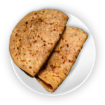 2 Pcs Plain Paratha 